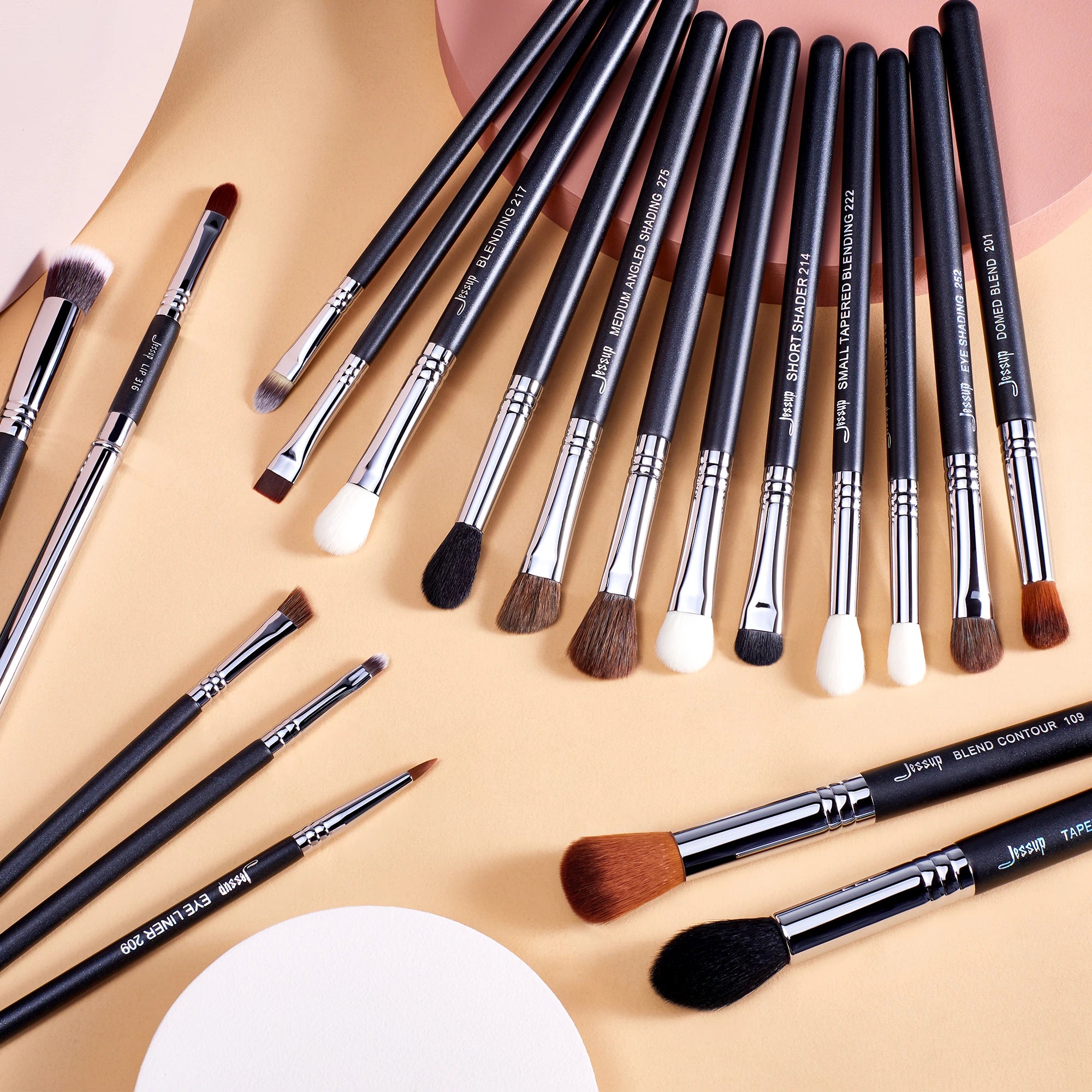 19pcs Makeup Brushes Set - Accessory Monk