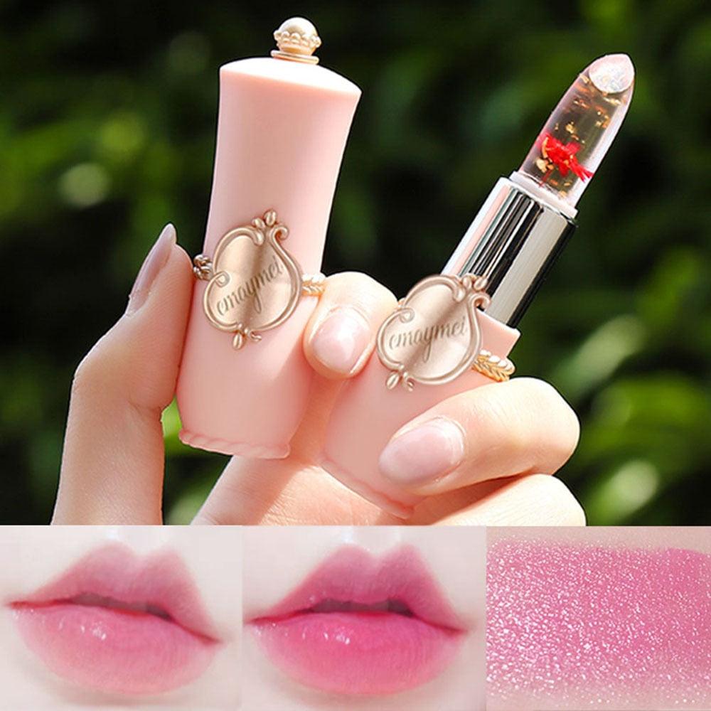 6 Styles Flower Jelly Temperature Change Lipstick - Accessory Monk