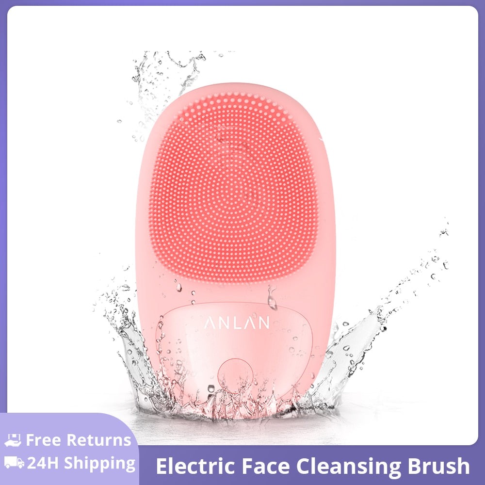 New Waterproof Electric Facial Cleansing Brush - Accessory Monk