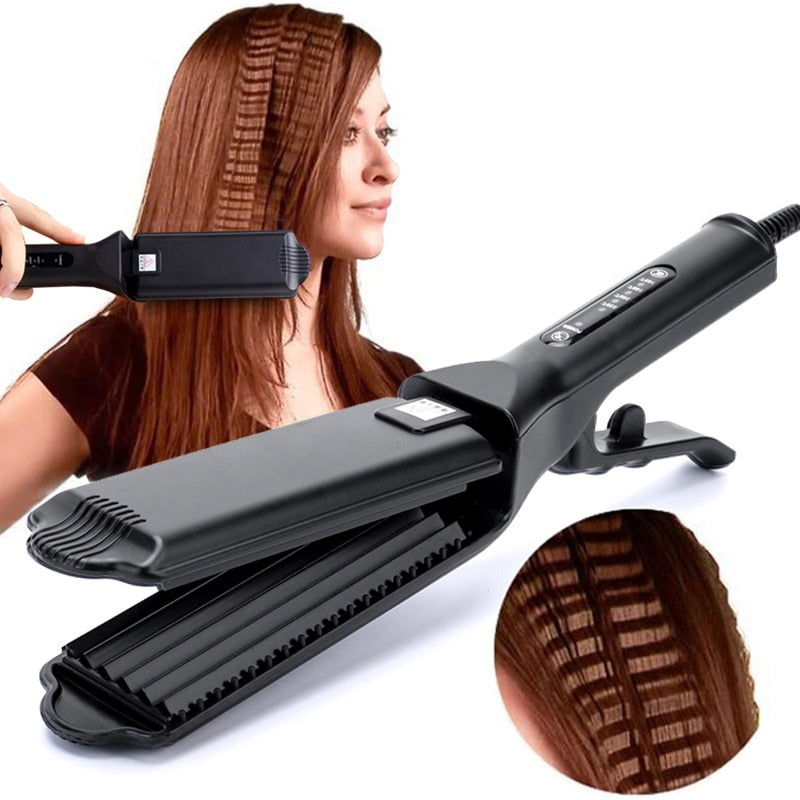 Ceramic Hair Corrugated Curling Iron - Accessory Monk