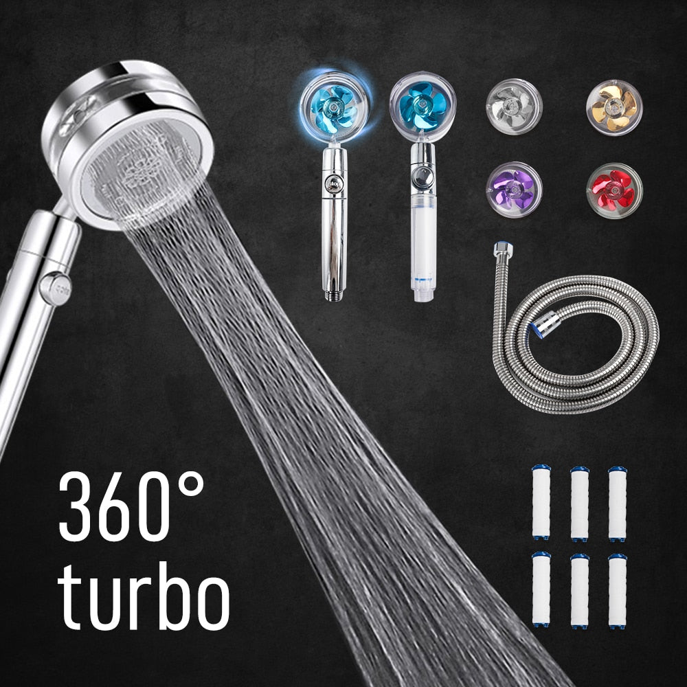 360 High Turbo Pressure Shower Head - Accessory Monk