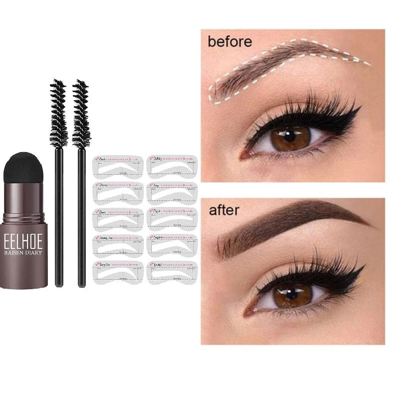 Eyebrow Stamp Shaping Kit Set - Accessory Monk