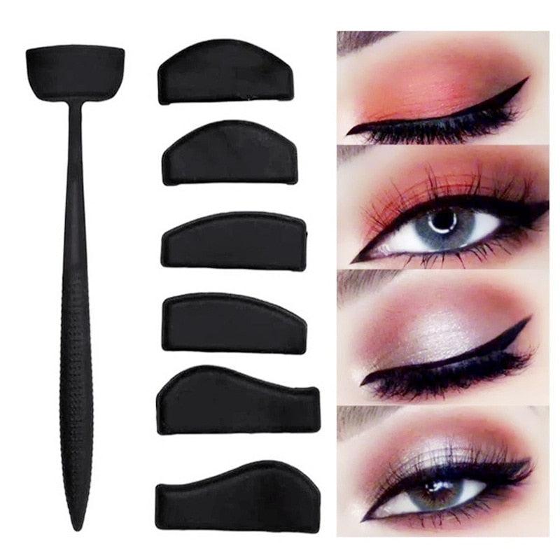 6 In 1 Eye Makeup Stencils Eye Shadow - Accessory Monk