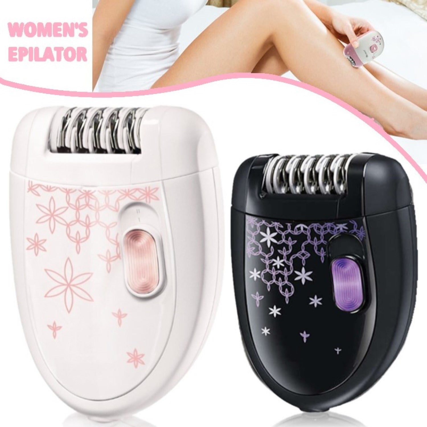 Women's Epilator Electric Hair Removal Device - Accessory Monk