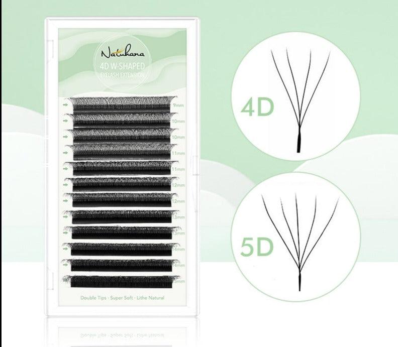 New W-Shaped 4D 5D Volume Eyelash - Accessory Monk