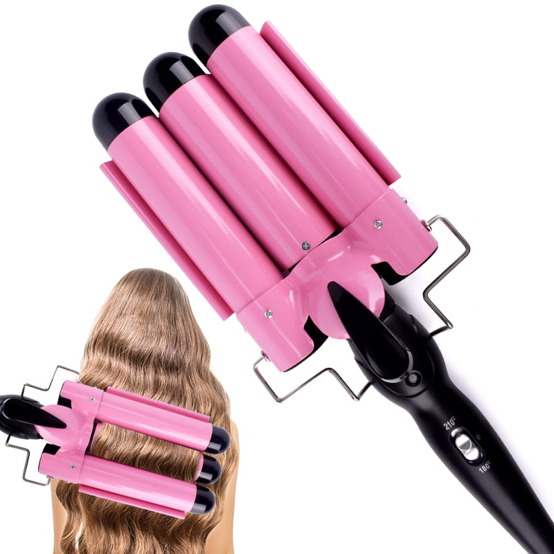 Pretty Pink Professional Hair Curler - Accessory Monk